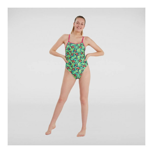 Speedo Női Úszódressz Melon Mayhem Allover Vback (UK) 8-12843G804 - 40