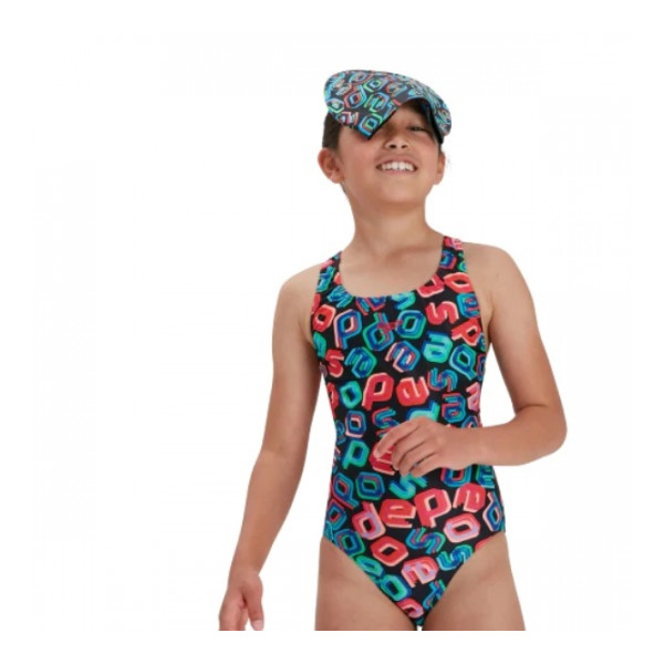 Speedo Gyerek Úszódressz Digital Allover Leaderback (UK) 8-12377G810 - 128