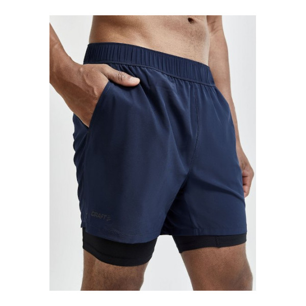 Craft Férfi Edzőshort ADV ESSENCE 2-IN-1 STRETCH SHORTS M 1908764-396000 - S