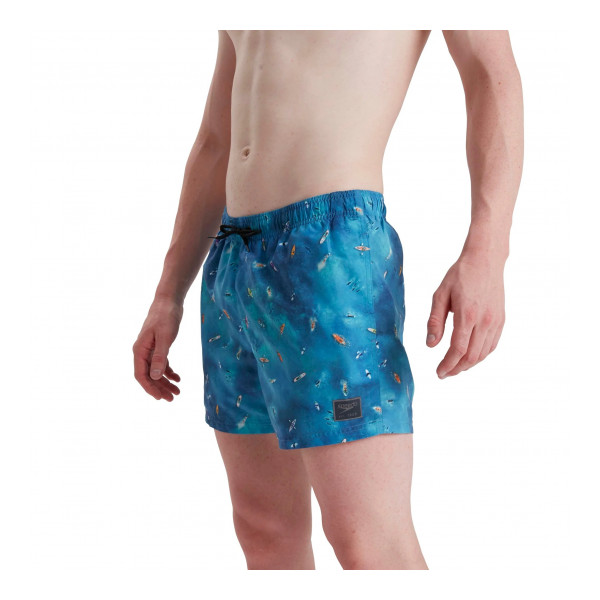 Speedo Férfi Úszóshort Digital Printed Leisure 14" Watershort (UK) 8-13454G662 - S