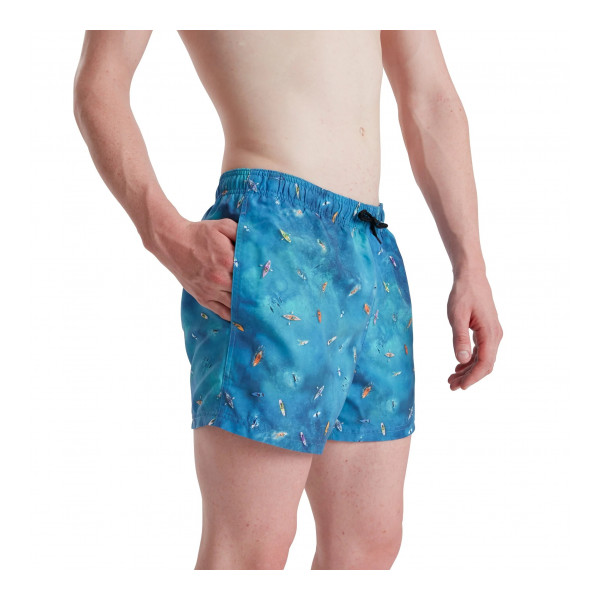 Speedo Férfi Úszóshort Digital Printed Leisure 14" Watershort (UK) 8-13454G662 - S