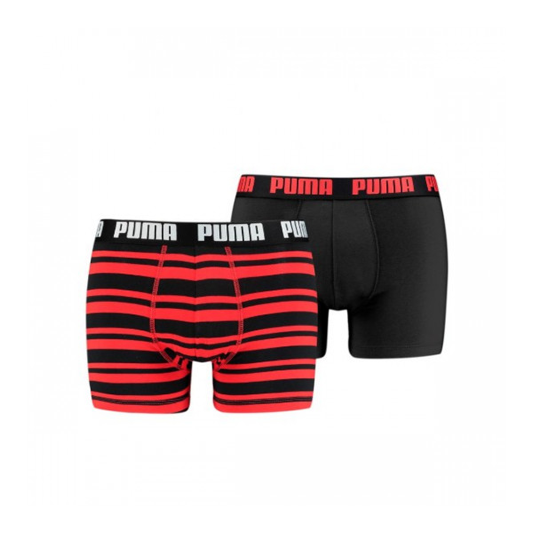 Puma Férfi Alsónadrág (boxer) PUMA HERITAGE STRIPE BOXER 2P 907838-07 - L