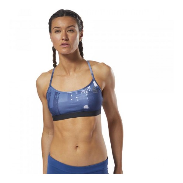 Reebok Edző Sportmelltartó RC Skinny Bra Digi DM5671 - XS