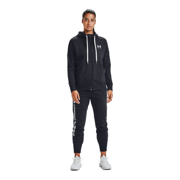 Under Armour Női Cipzáras Pulóver Rival Fleece FZ Hoodie 1356400-001 - L