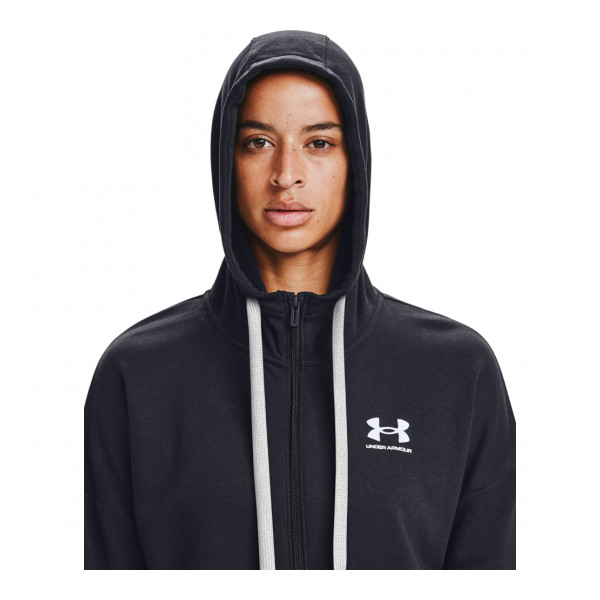 Under Armour Női Cipzáras Pulóver Rival Fleece FZ Hoodie 1356400-001 - L