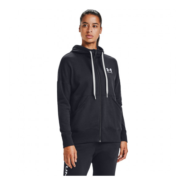 Under Armour Női Cipzáras Pulóver Rival Fleece FZ Hoodie 1356400-001 - XS