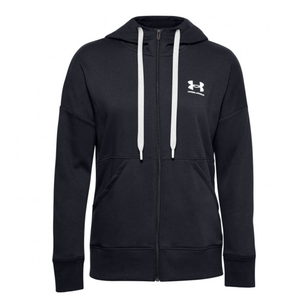 Under Armour Női Cipzáras Pulóver Rival Fleece FZ Hoodie 1356400-001 - L