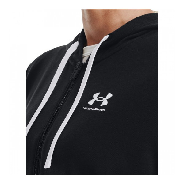 Under Armour Női Cipzáras Edzőpulóver Rival Terry FZ Hoodie 1369853-001 - XL