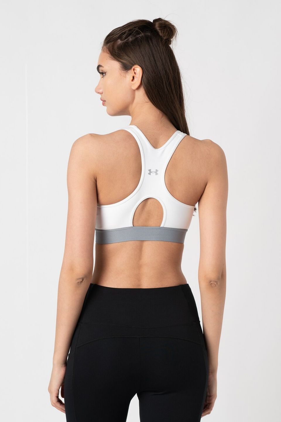 Under Armour Edző Sportmelltartó ARMOUR MID KEYHOLE BRA 1307196-100 - L