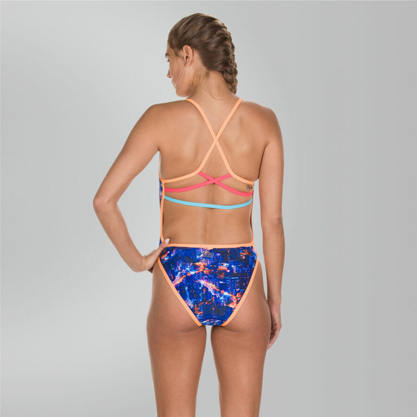 Speedo Női Úszódressz Kanji Lights Ribbonback 1 Piece(UK) 8-11717D193 - 40