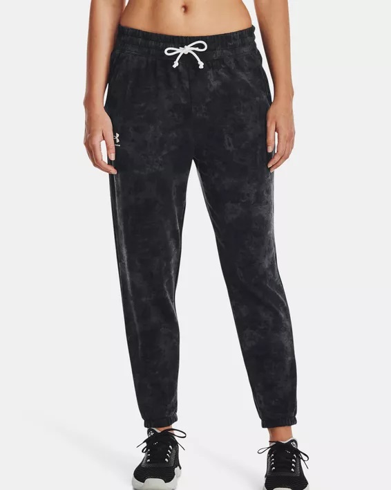 Under Armour Női Edzőnadrág Rival Terry Print Jogger 1373040-001 - L