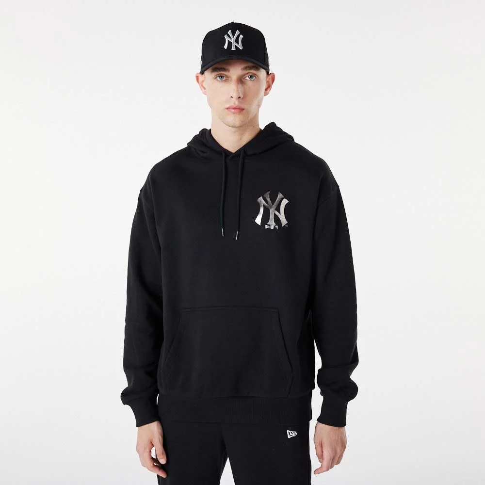 New Era Pulóver MLB BP METAL PO HOODY NEYYAN  BLKMTS 60292364 - M