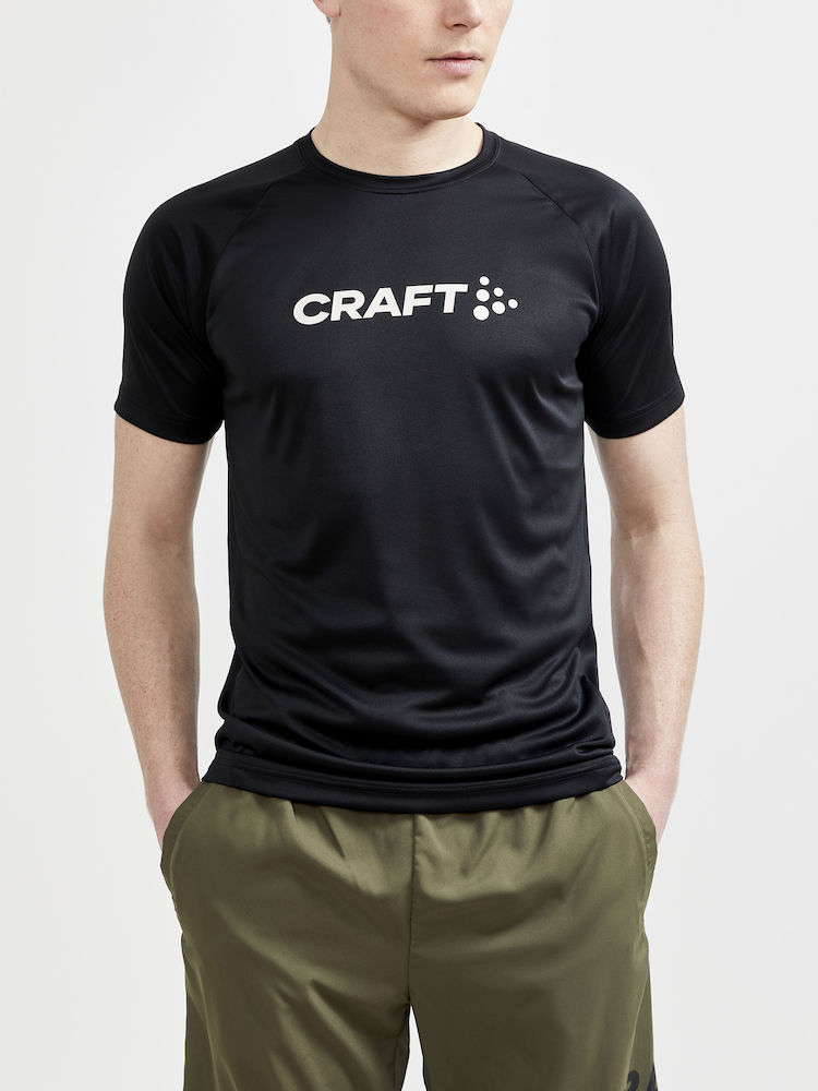 Craft Férfi Edzőpóló CORE UNIFY LOGO TEE M 1911786-999000 - L