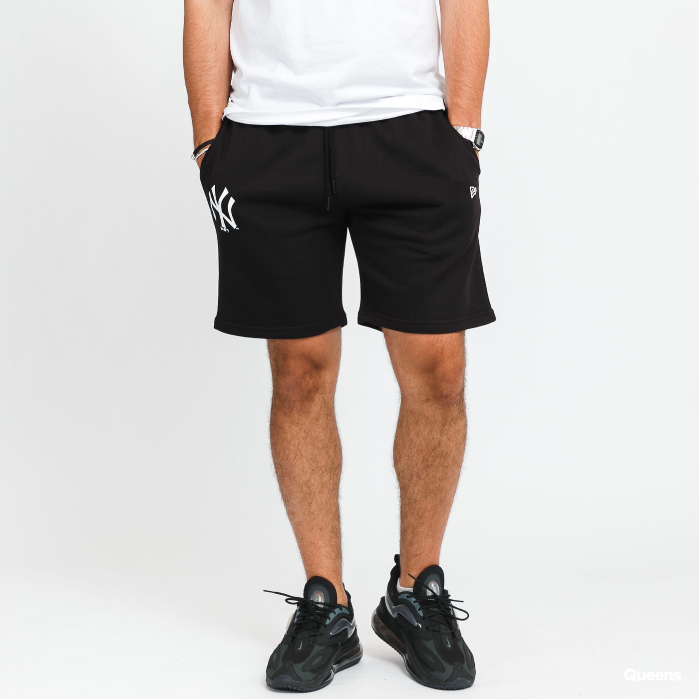 New Era Férfi Short HLAÄE KR. MLB SEASONAL TEAM SHORT NEYYAN BLKWHI 12827225 - L