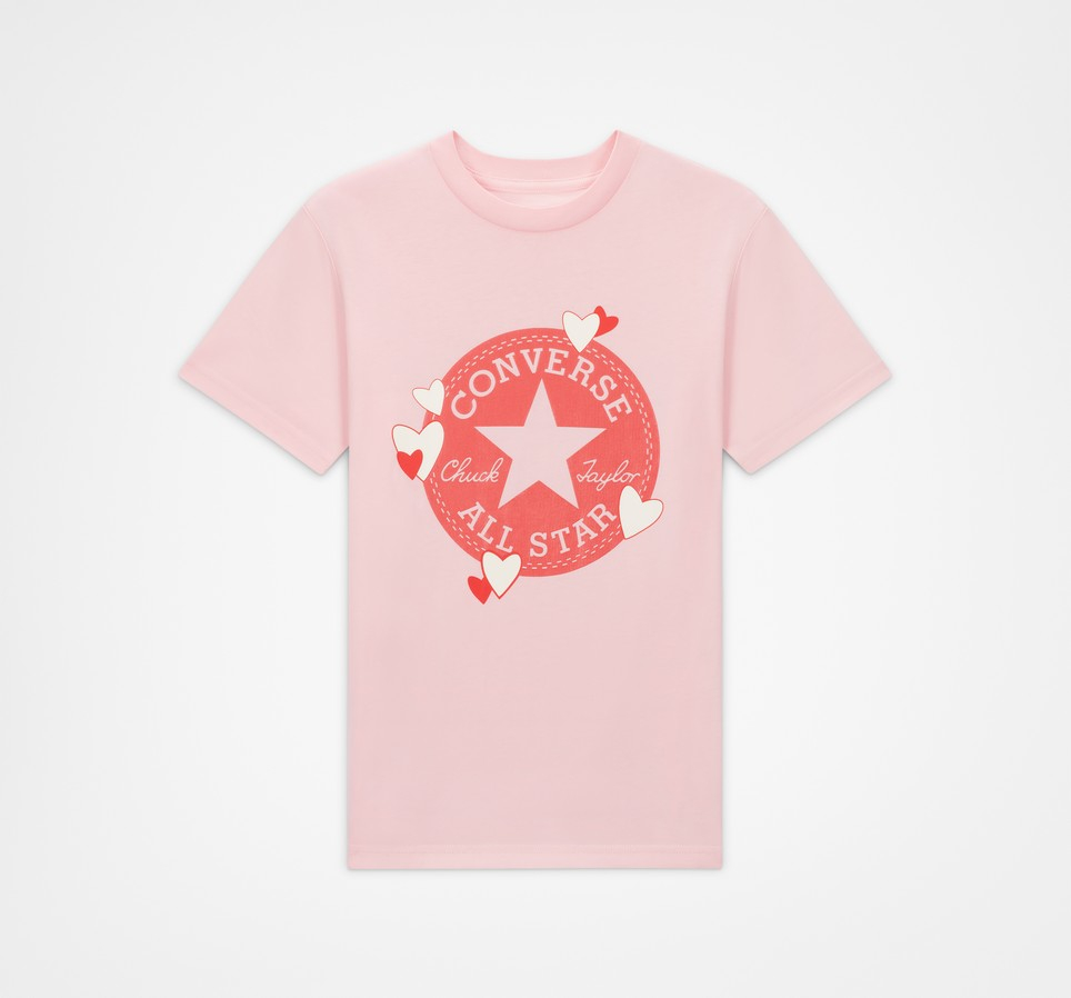 Converse Női Póló RADIATING LOVE SS SLIM GRAPHIC TEE 1 10025493-A03-684 - XL