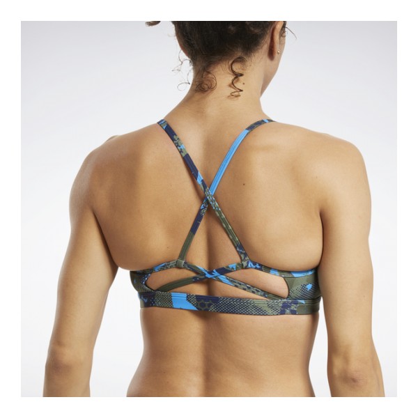 Reebok Edző Sportmelltartó RC Micro Bra AOP Games FS7628 - XS