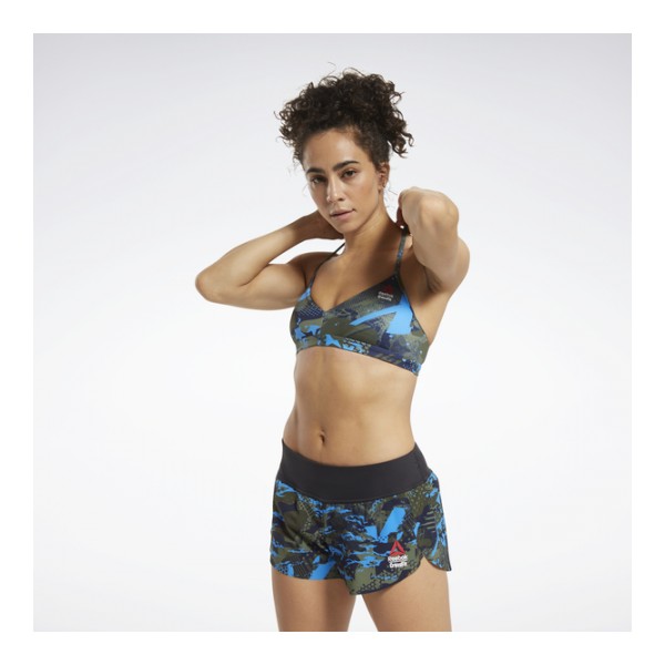 Reebok Edző Sportmelltartó RC Micro Bra AOP Games FS7628 - XS