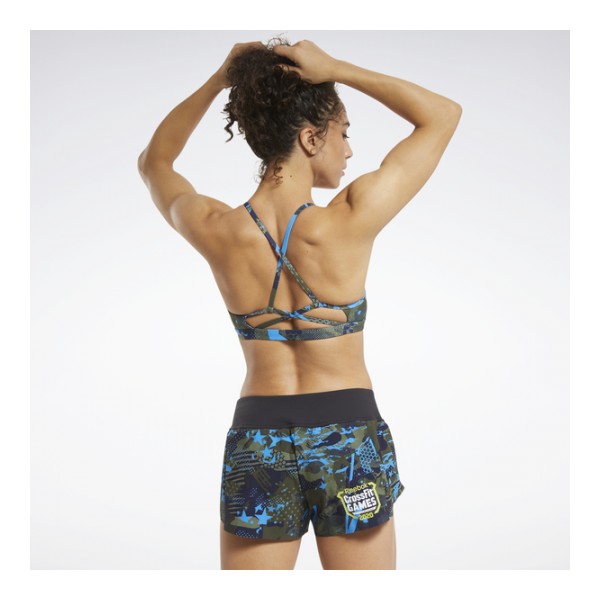 Reebok Edző Sportmelltartó RC Micro Bra AOP Games FS7628 - XS