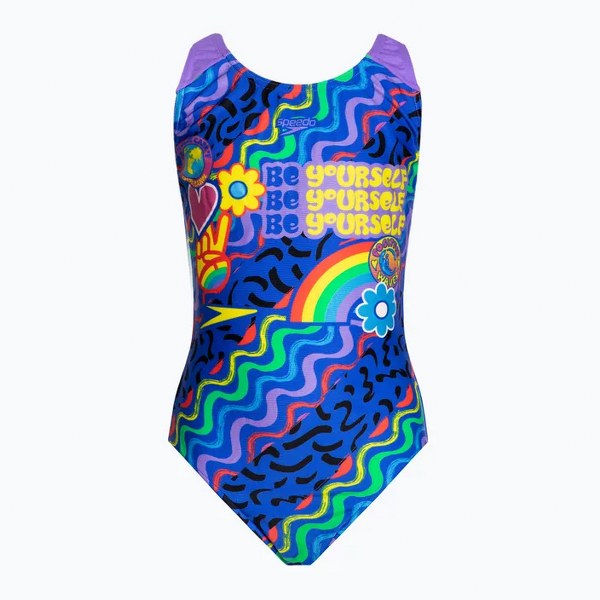 Speedo Gyerek Úszódressz DIGI PLMT SPBK JF BLUE/YELLOW (UK) 8-00262514737 - 152