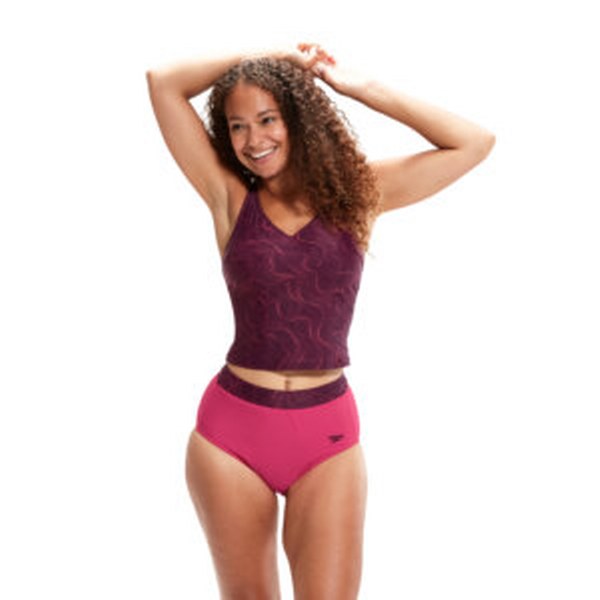 Speedo Női Fürdőruha EVIE PT 1PC AF RED/PURPLE (UK) 8-00306115106 - 36