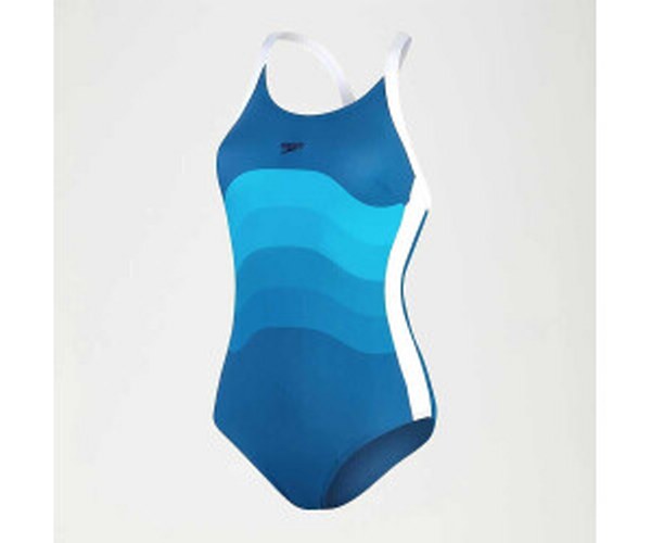 Speedo Női Úszódressz SPDSCU ENTWINE PT 1PC AF BLUE/WHITE (UK) 8-00306615108 - 44