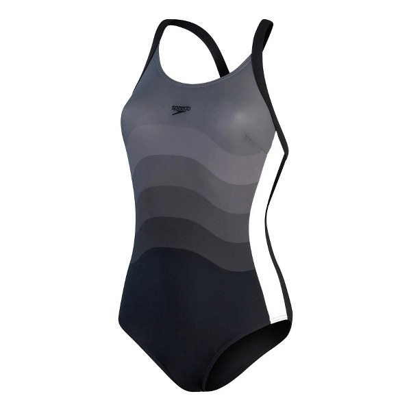 Speedo Női Úszódressz SPDSCU ENTWINE PT 1PC AF BLACK/WHITE (UK) 8-00306615109 - 38