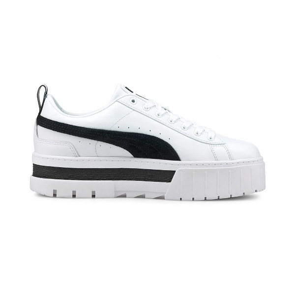 Puma Női Utcai Cipő Mayze Lth Wn s Puma White-Puma Black 381983-01 - 36