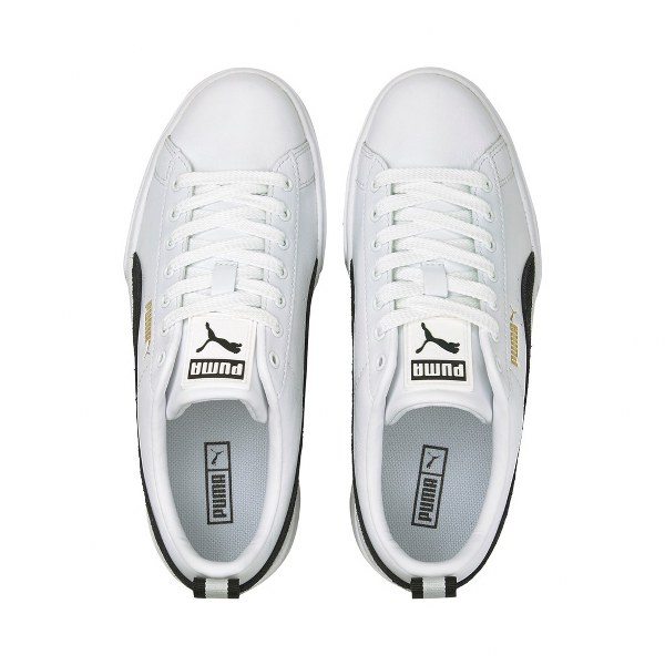 Puma Női Utcai Cipő Mayze Lth Wn s Puma White-Puma Black 381983-01 - 36