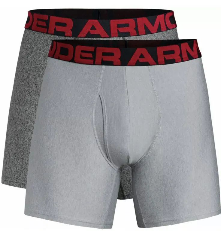 Under Armour Férfi Alsónadrág (boxer) Tech 6in 2 Pack 1327415-011 - S