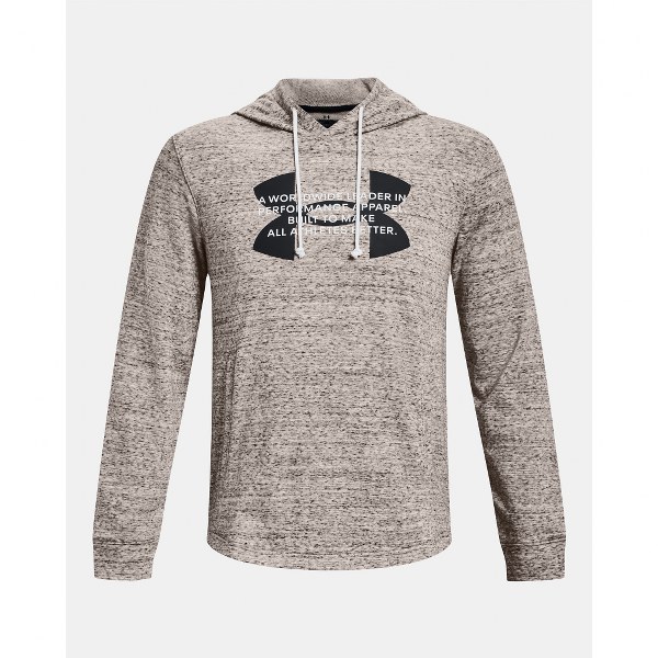 Under Armour Férfi Pulóver UA Rival Terry Logo Hoodie 1373382-112 - XS