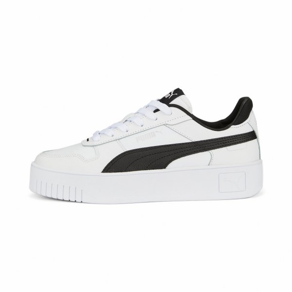 Puma Női Utcai Cipő Carina Street PUMA White-PUMA Black-PUMA 389390-03 - 37 ½ 