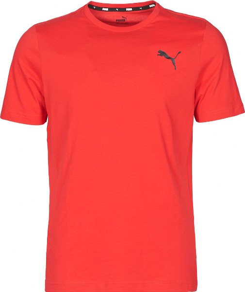 Puma Férfi Póló ESS Small Logo Tee High Risk Red-High Ri 586668-47 - S