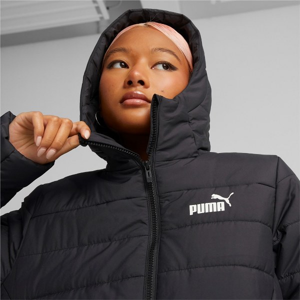 Puma Női Dzseki ESS Hooded Padded Jacket Puma Black 848940-01 - XS