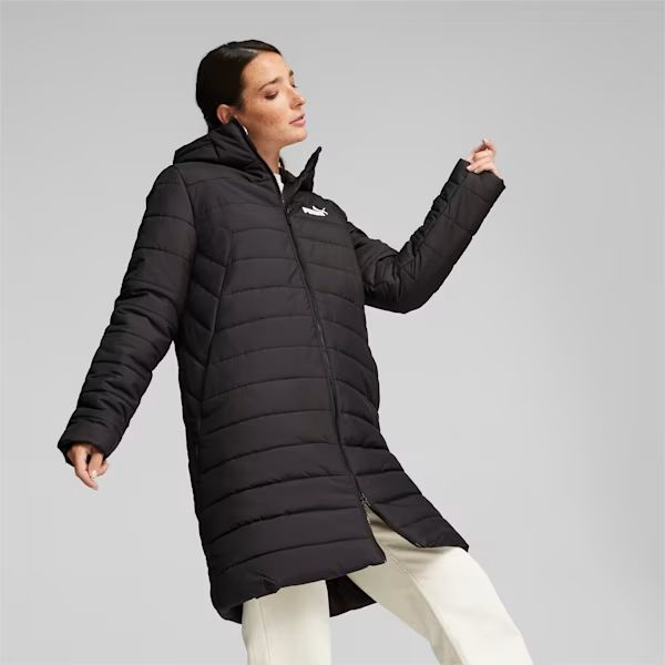 Puma Női Kabát ESS Hooded Padded Coat Puma Black 848942-01 - M