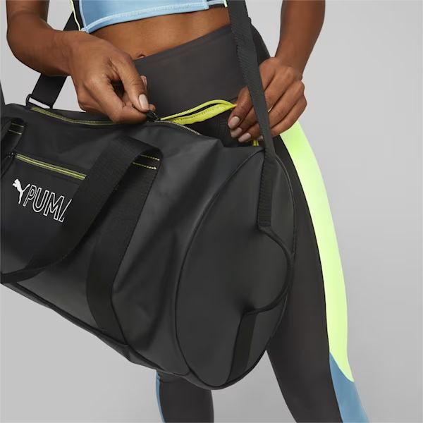 Puma Sporttáska Puma Fit Duffle Puma Black-Yellow Burst 079624-02 - 50x27x27 cm