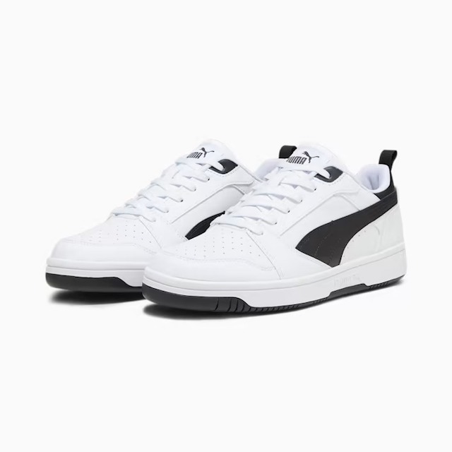 Puma Férfi Utcai Cipő Rebound v6 Low PUMA White-PUMA Black-PUM 392328-02 - 44