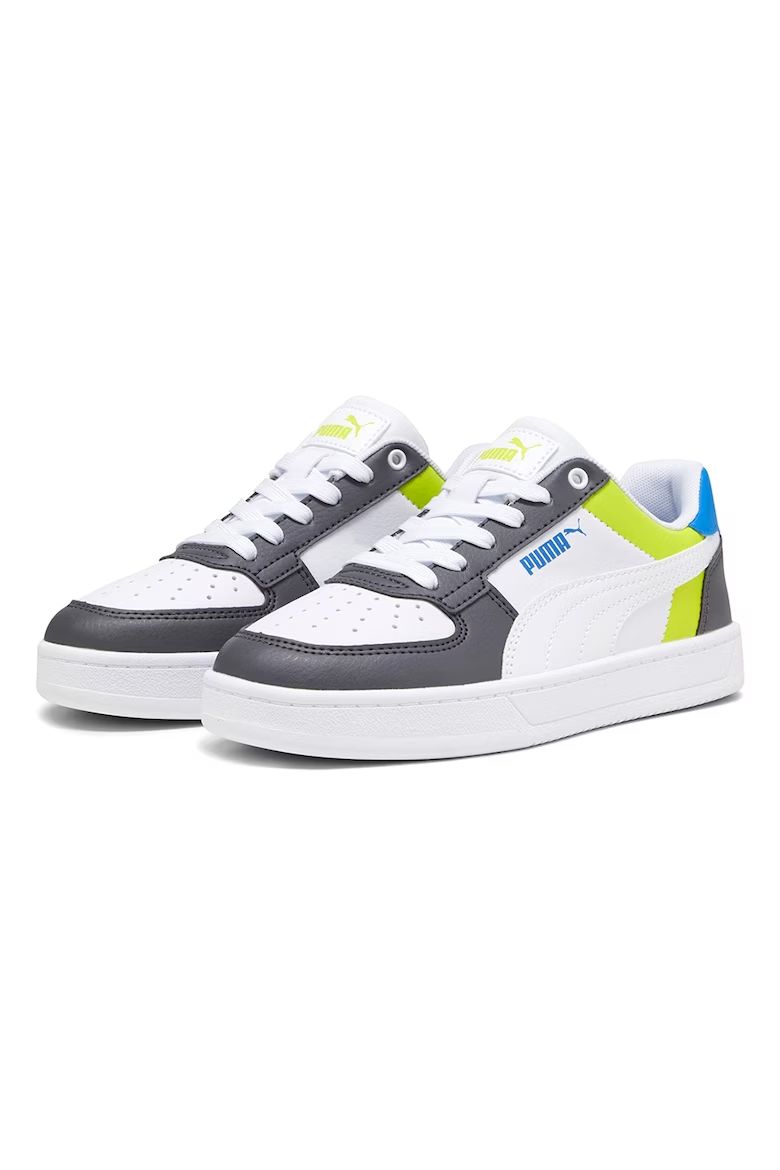 Puma Gyerek Utcai Cipő Puma Caven 2.0 Block Jr PUMA White-Dark 394461-03 - 38
