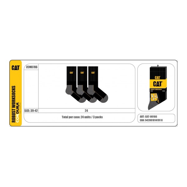 Caterpillar Zokni Robust Munkazokni-ZCM0786 CAT-00166 - 39-42