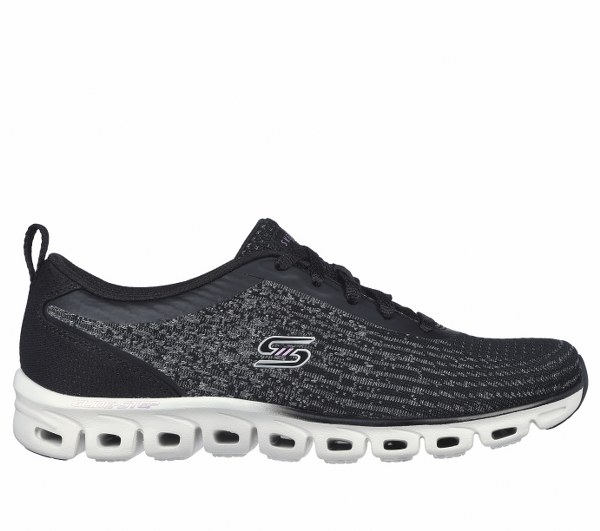 Skechers Női Utcai Cipő GLIDE-STEP - HEAD ST 104325-BKW - 39